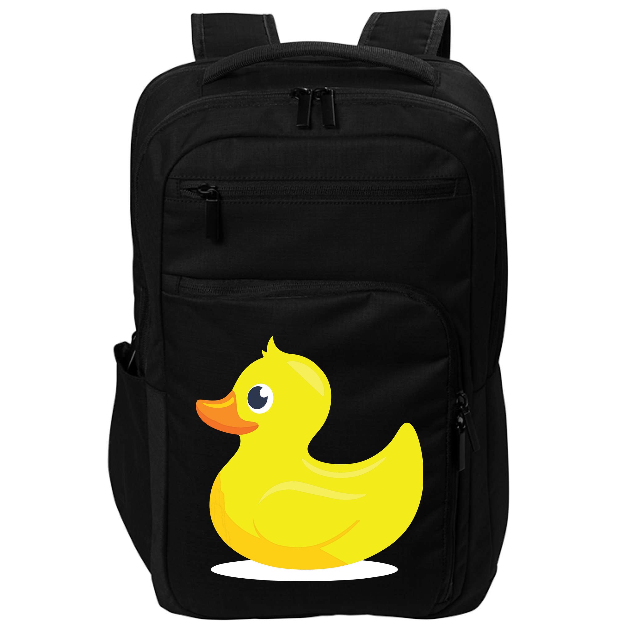 Duck Yelllow Cute Duckie Tee Great For Kids Impact Tech Backpack