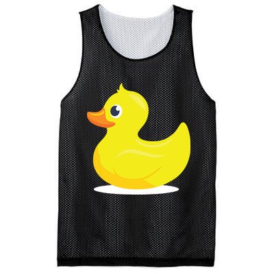 Duck Yelllow Cute Duckie Tee Great For Kids Mesh Reversible Basketball Jersey Tank