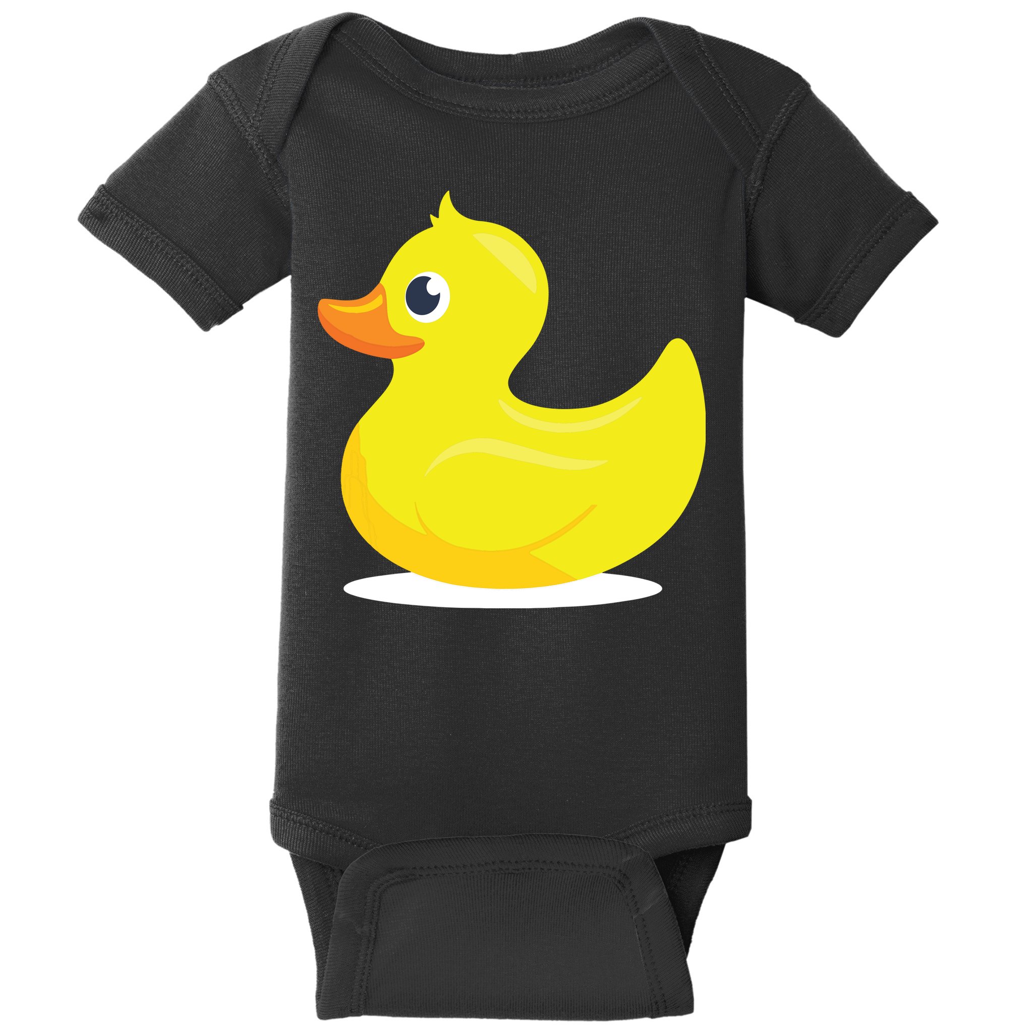 Duck Yelllow Cute Duckie Tee Great For Kids Baby Bodysuit