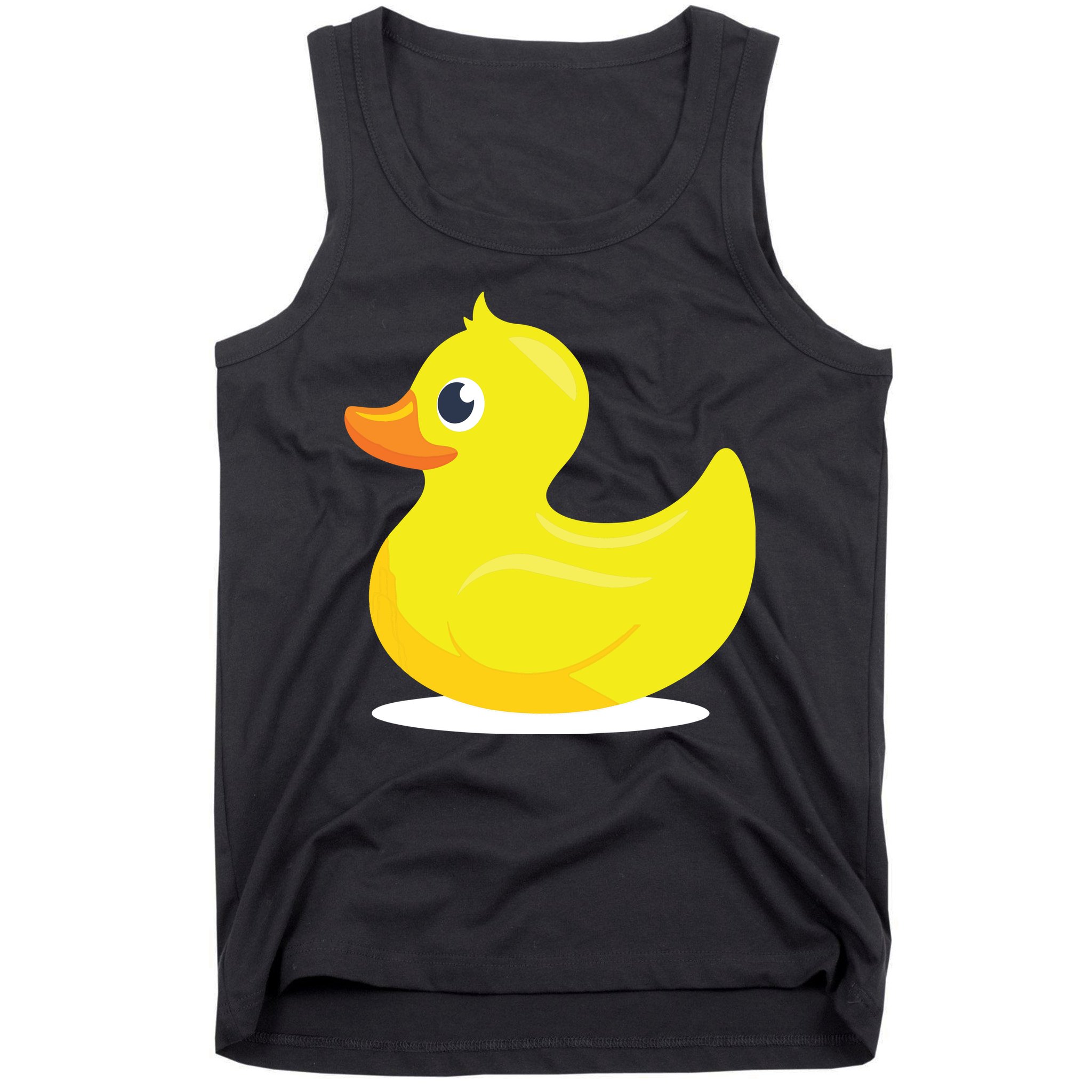 Duck Yelllow Cute Duckie Tee Great For Kids Tank Top