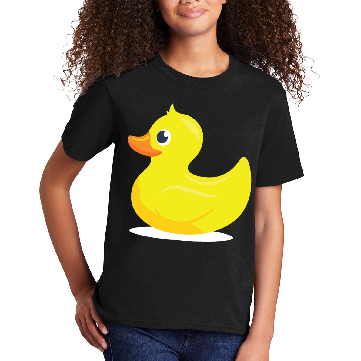 Duck Yelllow Cute Duckie Tee Great For Kids Kids T-Shirt