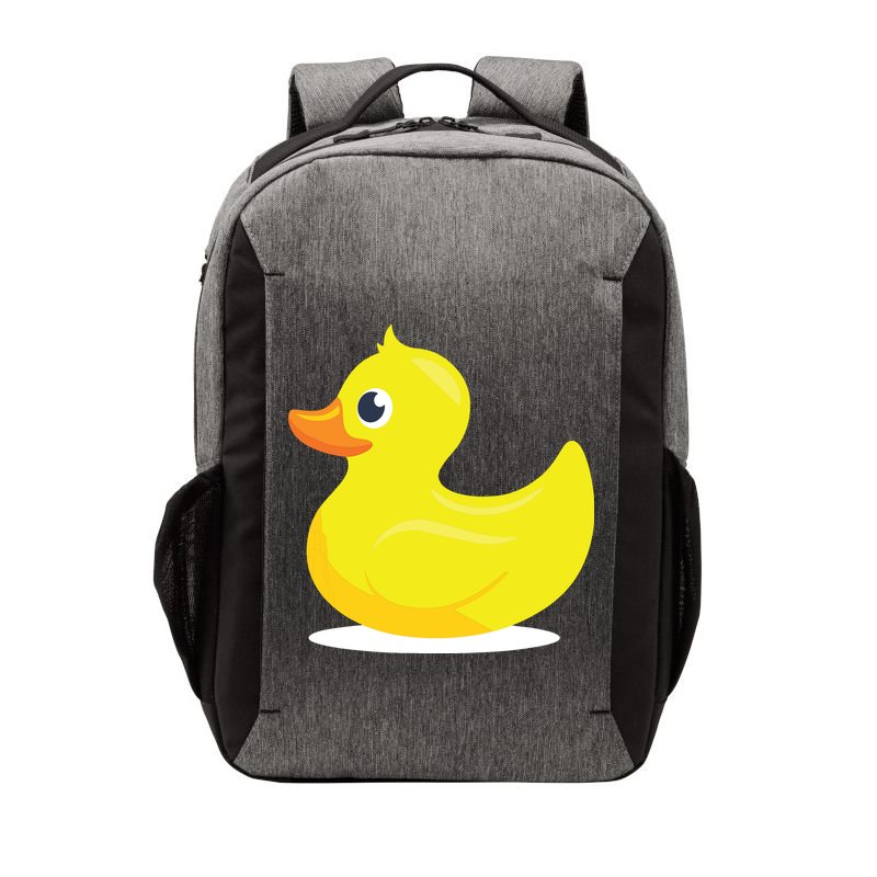 Duck Yelllow Cute Duckie Tee Great For Kids Vector Backpack