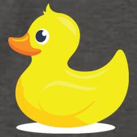 Duck Yelllow Cute Duckie Tee Great For Kids Vector Backpack