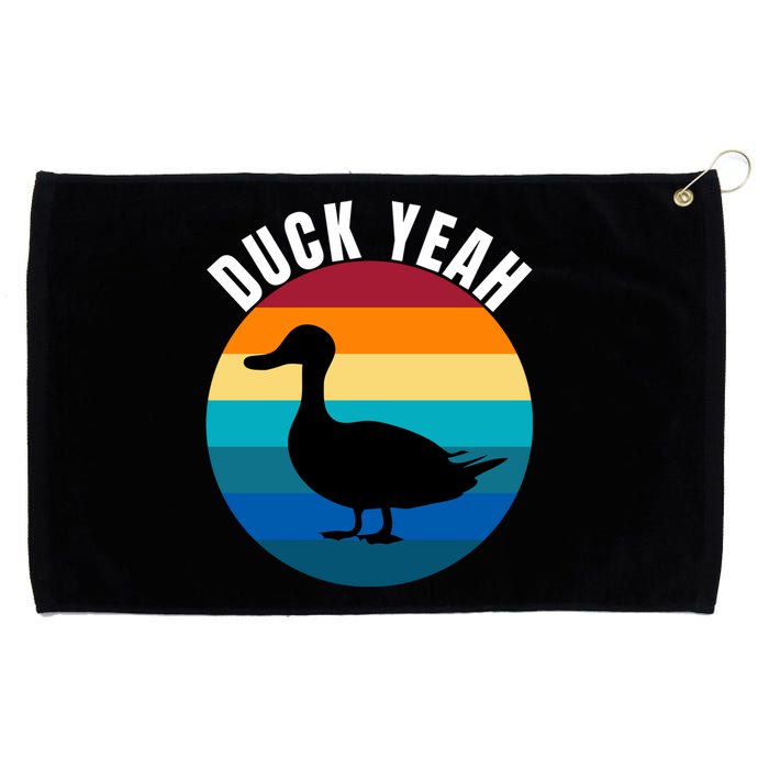 Duck Yeah Duck Lovers Ducks Funny Duck Farmers Funny Animal Lover Grommeted Golf Towel