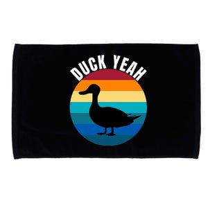 Duck Yeah Duck Lovers Ducks Funny Duck Farmers Funny Animal Lover Microfiber Hand Towel