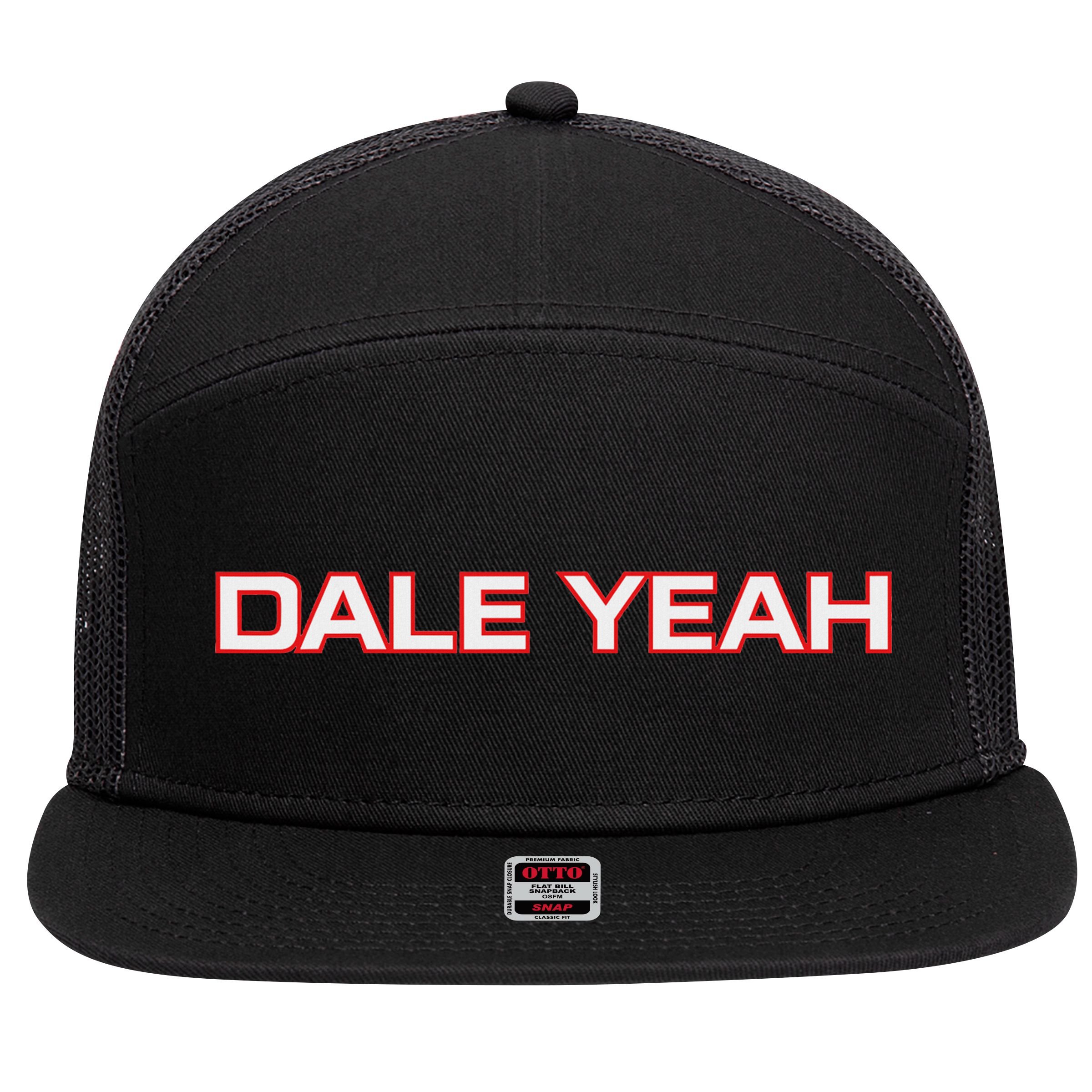 Dale Yeah 7 Panel Mesh Trucker Snapback Hat