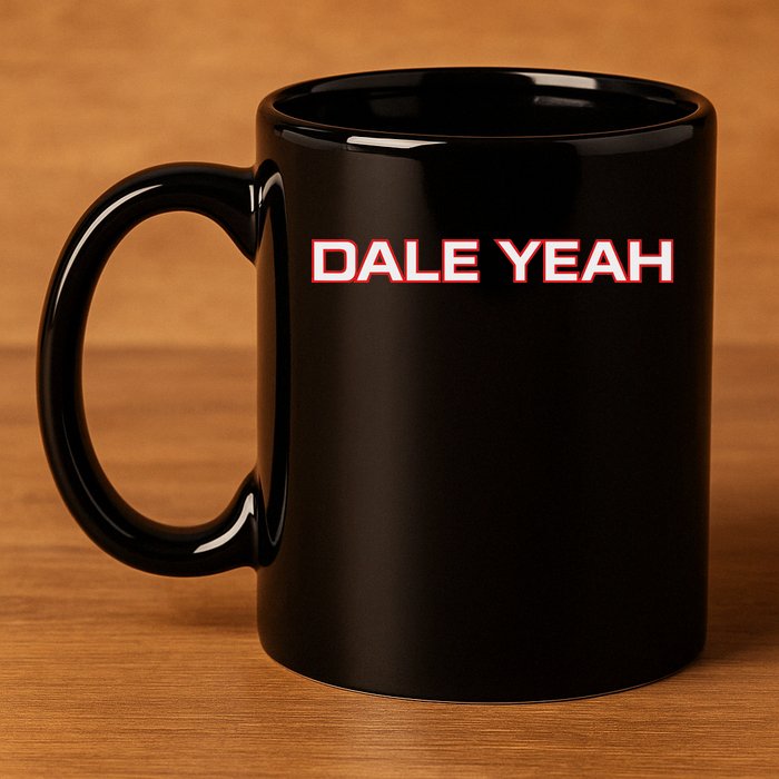 Dale Yeah 11oz C Handle Ceramic Mug