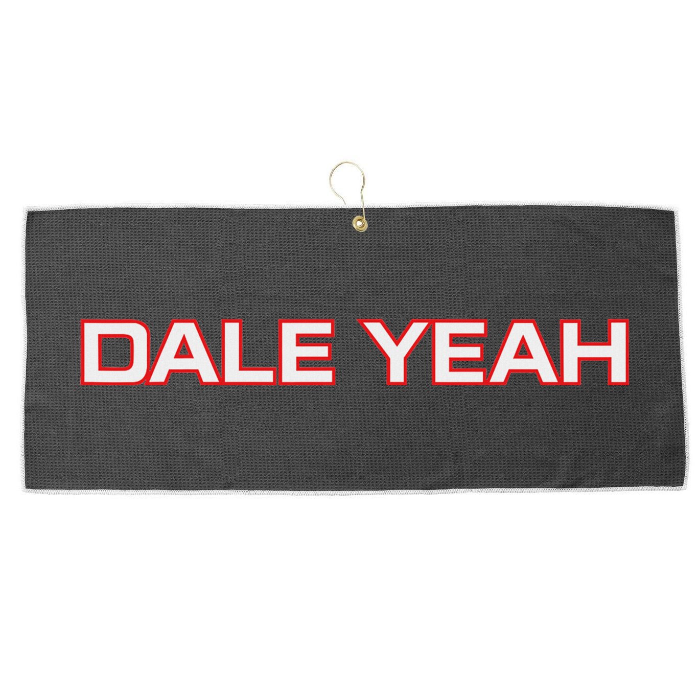 Dale Yeah Large Microfiber Waffle Golf Towel