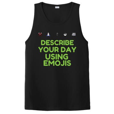 Describe Your Day Using Emojis PosiCharge Competitor Tank