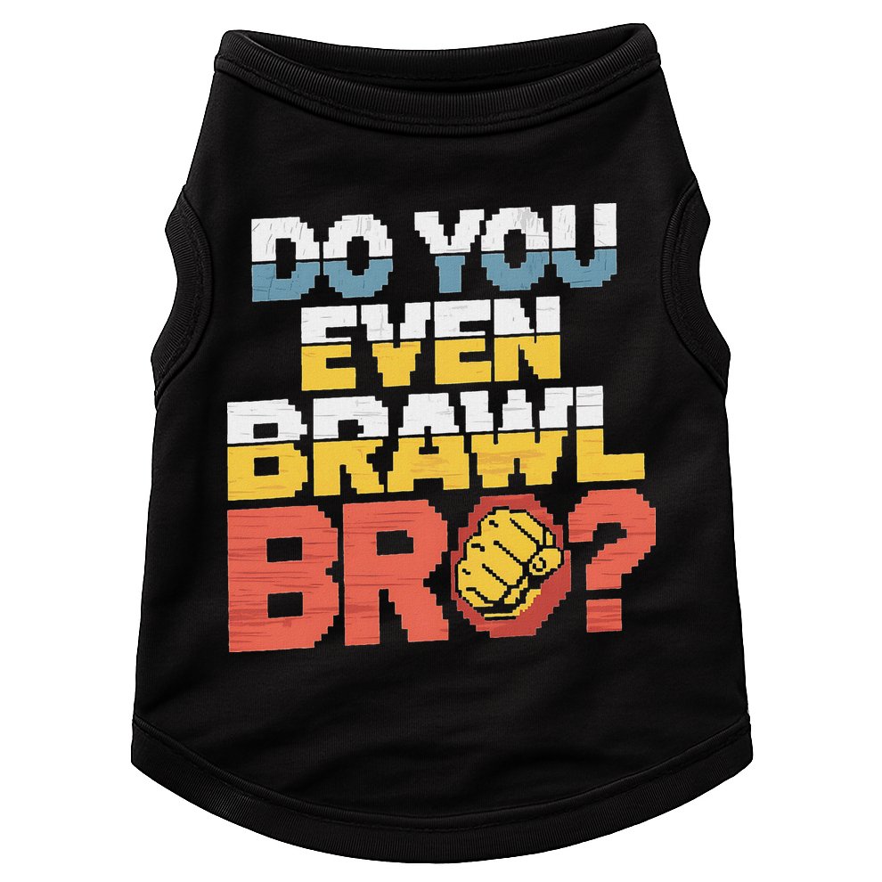 Do You Even Brawl Bro Gamer Doggie Tank