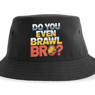Do You Even Brawl Bro Gamer Sustainable Bucket Hat