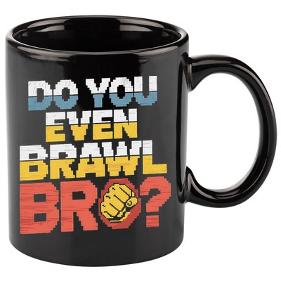 Do You Even Brawl Bro Gamer 11oz C Handle Ceramic Mug