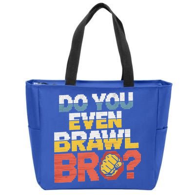 Do You Even Brawl Bro Gamer Zip Tote Bag