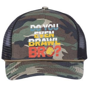 Do You Even Brawl Bro Gamer Retro Rope Trucker Hat Cap