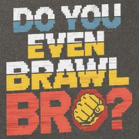Do You Even Brawl Bro Gamer Cotton Canvas Backpack