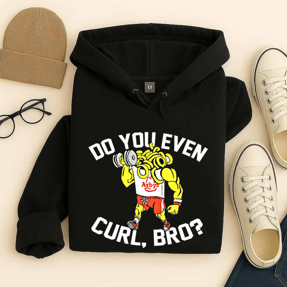Do You Even Curl Bro? Funny Curling Gift Hoodie