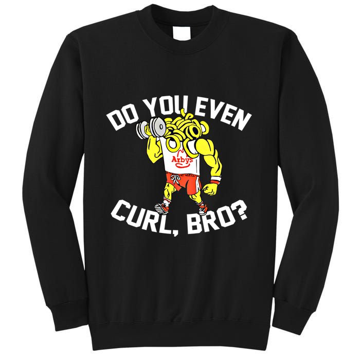 Do You Even Curl Bro? Funny Curling Gift Sweatshirt