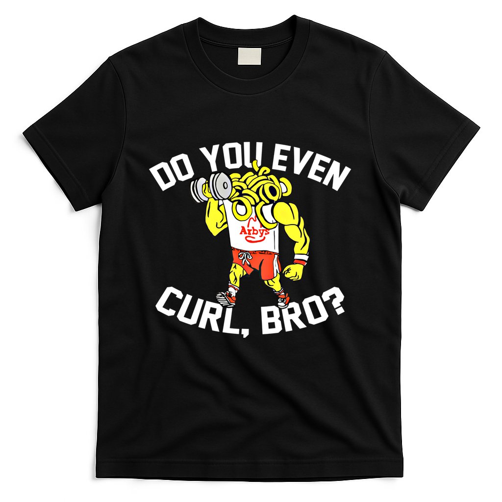 Do You Even Curl Bro? Funny Curling Gift T-Shirt