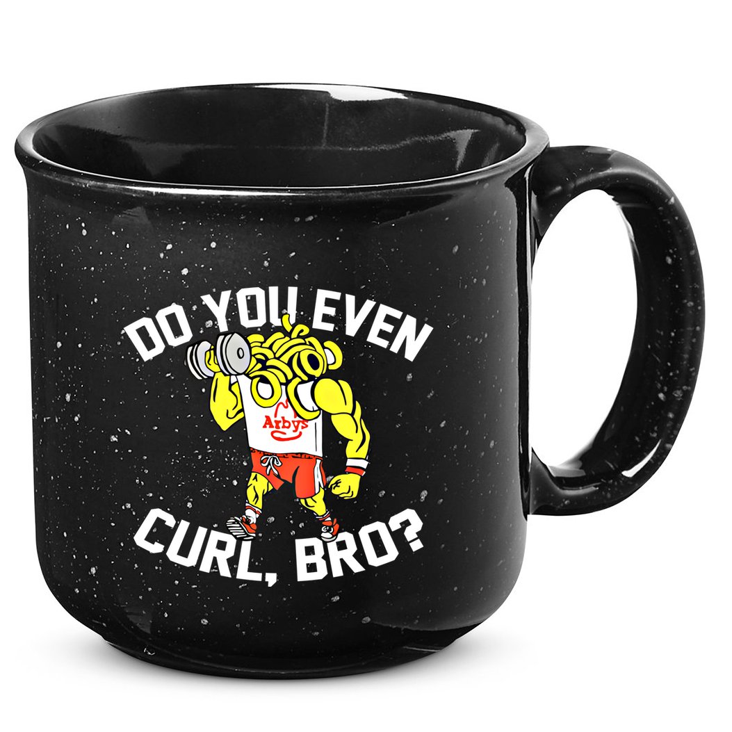 Do You Even Curl Bro? Funny Curling Gift 15oz Campfire Ceramic Mug