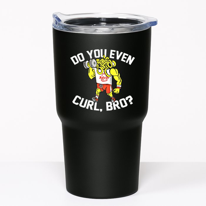 Do You Even Curl Bro? Funny Curling Gift Tumbler
