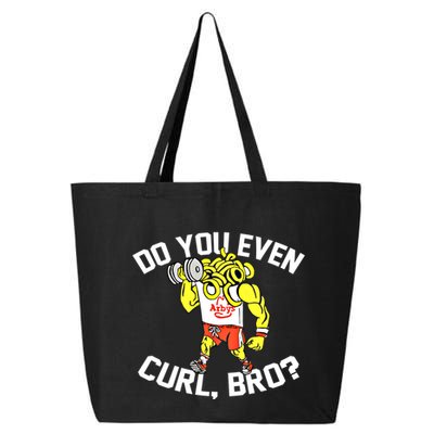 Do You Even Curl Bro? Funny Curling Gift 25L Jumbo Tote