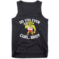 Do You Even Curl Bro? Funny Curling Gift Tank Top