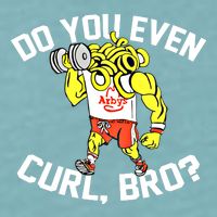 Do You Even Curl Bro? Funny Curling Gift Sueded Cloud Jersey T-Shirt