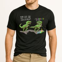 Did You Eat The Last Unicorn It Sparkled At Me! Dinosaur Performance Shirt