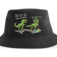 Did You Eat The Last Unicorn It Sparkled At Me! Dinosaur Sustainable Bucket Hat