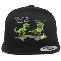 Did You Eat The Last Unicorn It Sparkled At Me! Dinosaur Flatbill Hat