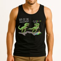 Did You Eat The Last Unicorn It Sparkled At Me! Dinosaur Tank Top