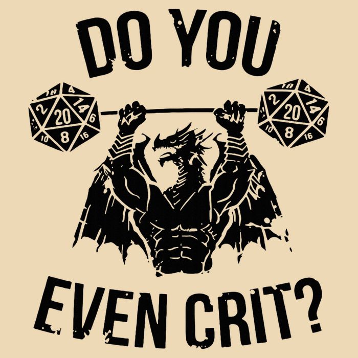 Do You Even Crit Funny Design Bag