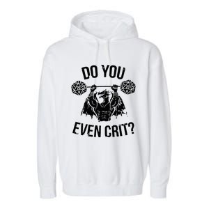 Do You Even Crit Funny Design Garment-Dyed Fleece Hoodie