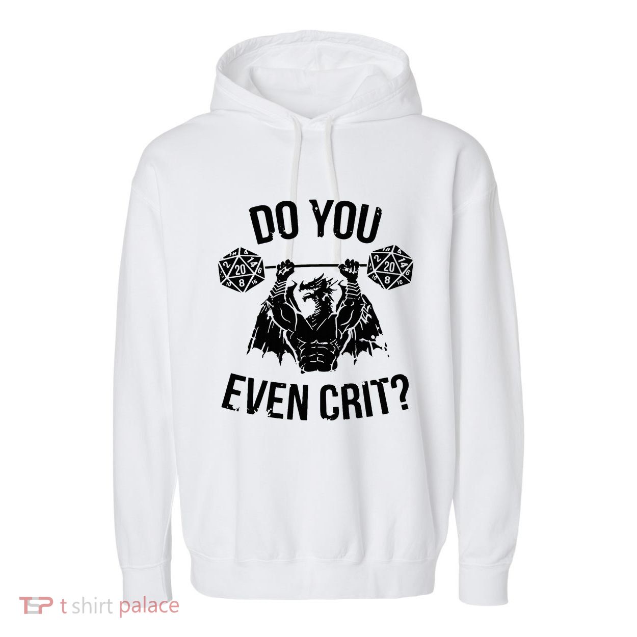 Do You Even Crit Funny Design Garment-Dyed Fleece Hoodie