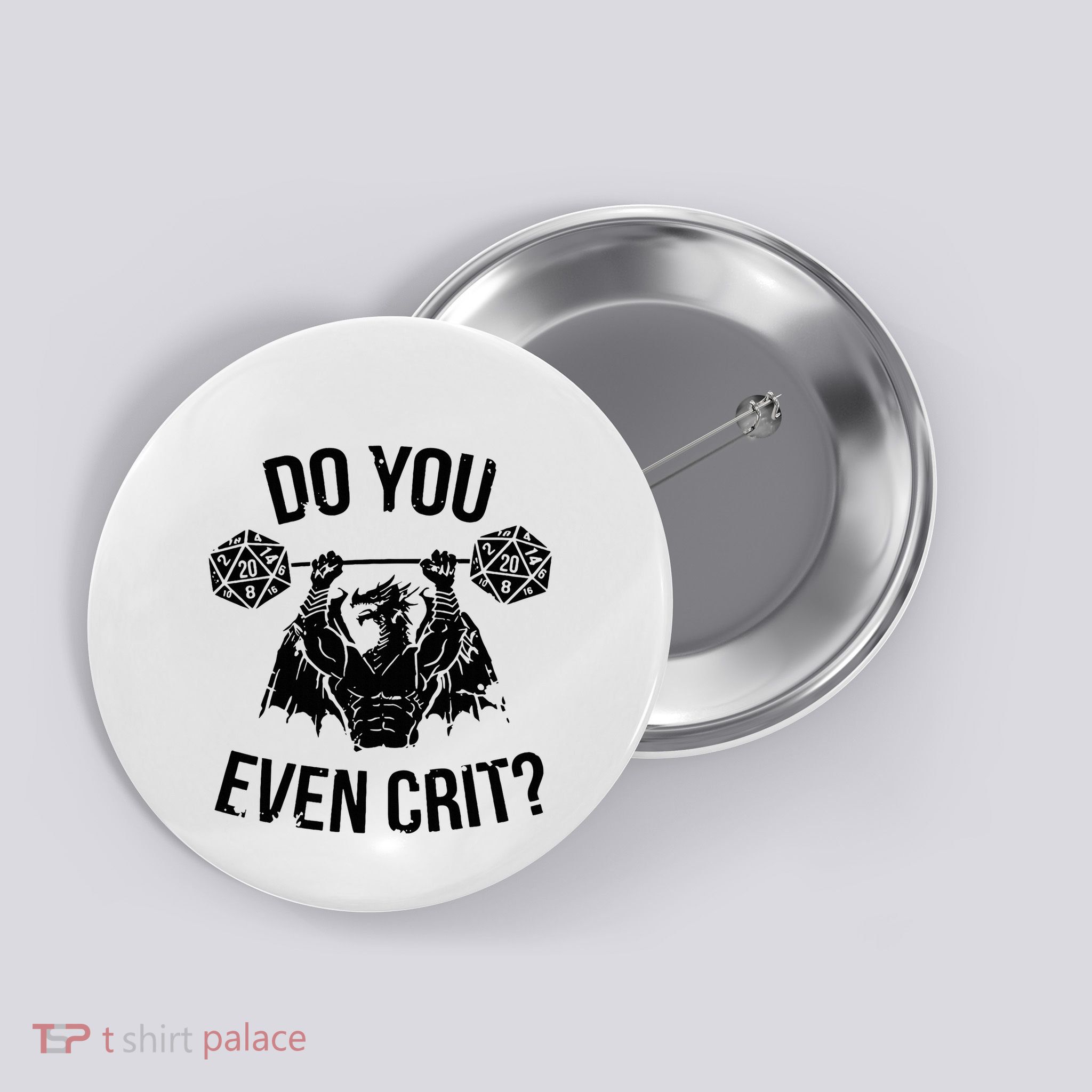 Do You Even Crit Funny Design Button