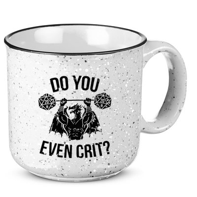 Do You Even Crit Funny Design 15oz Campfire Ceramic Mug