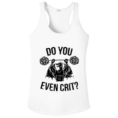 Do You Even Crit Funny Design Ladies PosiCharge Competitor Racerback Tank