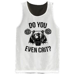 Do You Even Crit Funny Design Mesh Reversible Basketball Jersey Tank