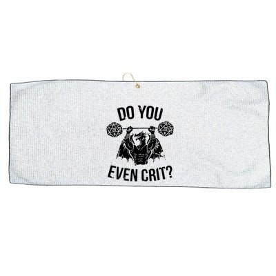Do You Even Crit Funny Design Large Microfiber Waffle Golf Towel