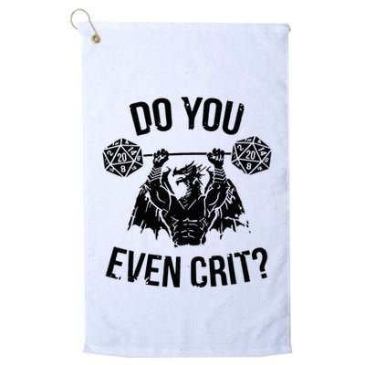 Do You Even Crit Funny Design Golf Towel