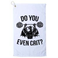 Do You Even Crit Funny Design Golf Towel