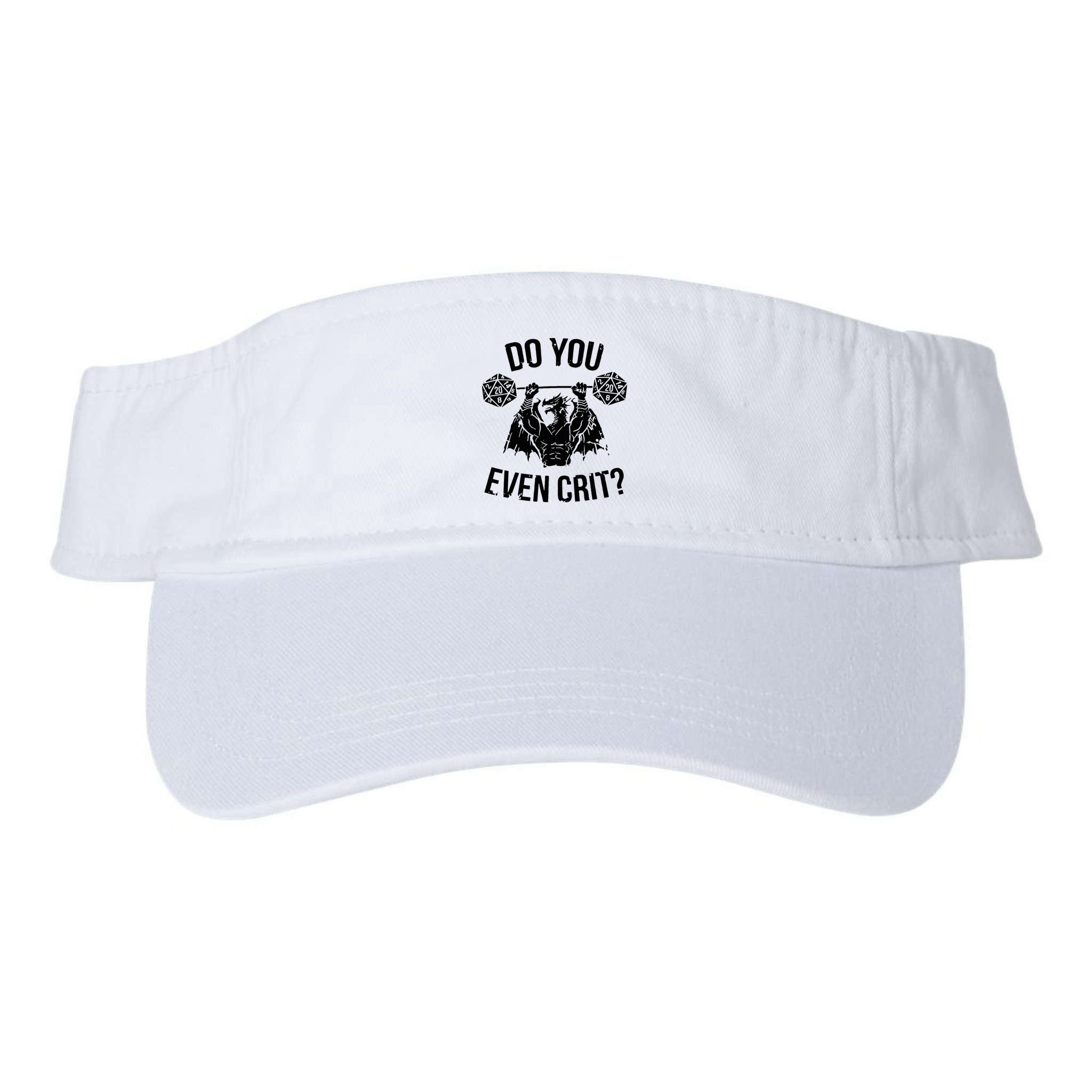 Do You Even Crit Funny Design Visor