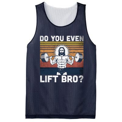 Do You Even Lift Bro Jesus Gym Shoes Mesh Reversible Basketball Jersey Tank