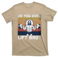 Do You Even Lift Bro Jesus Gym Shoes T-Shirt