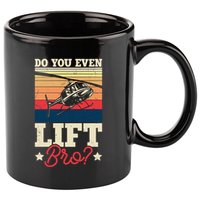 Do You Even Lift Bro Funny Gift For Pilots 11oz C Handle Ceramic Mug