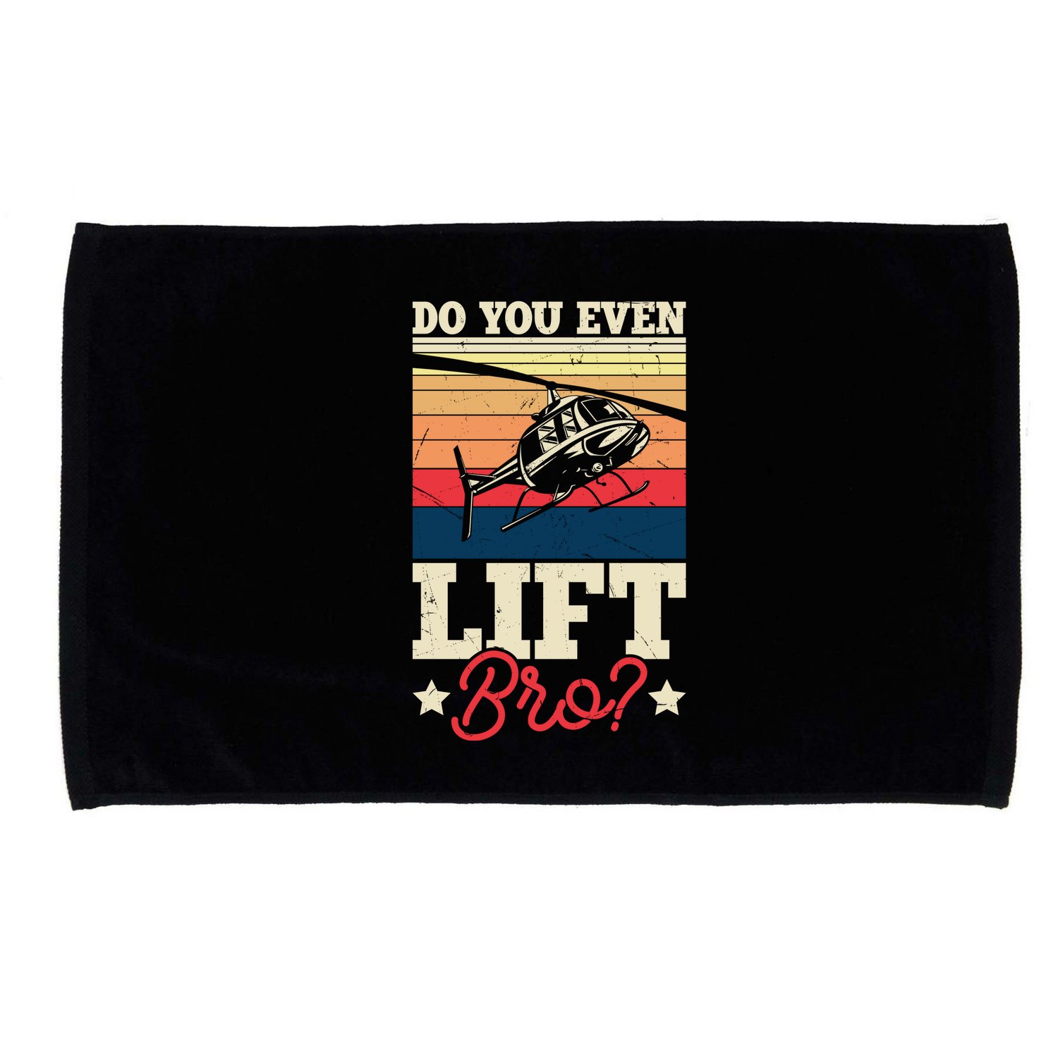 Do You Even Lift Bro Funny Gift For Pilots Microfiber Hand Towel