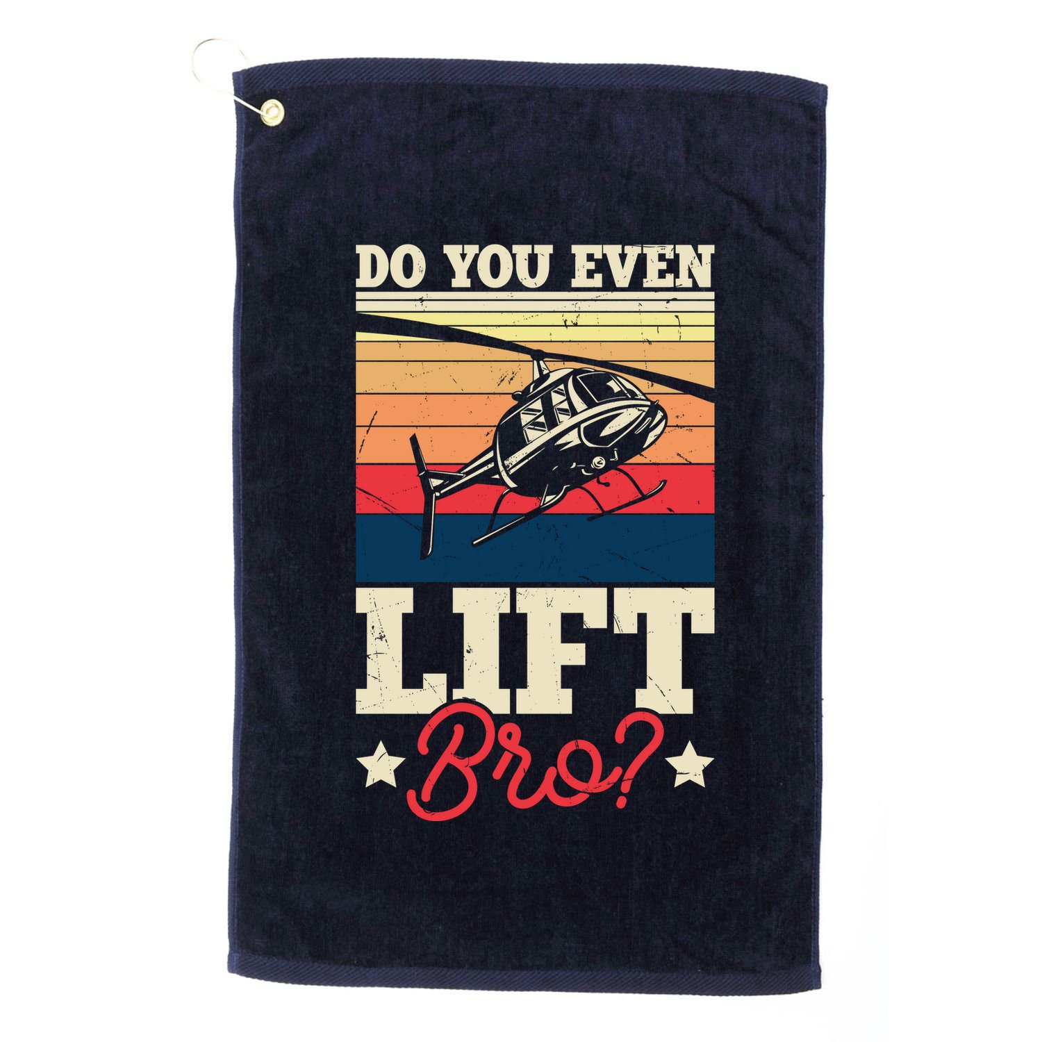 Do You Even Lift Bro Funny Gift For Pilots Golf Towel