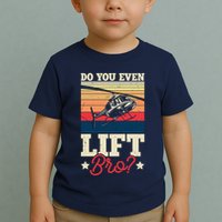 Do You Even Lift Bro Funny Gift For Pilots Toddler T-Shirt