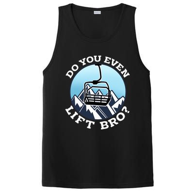 Do You Even Lift Bro I Ski Snowboarding I Funny Wintersports PosiCharge Competitor Tank