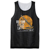 Do You Even Lift Crane Operator Heavy Equipment Mesh Reversible Basketball Jersey Tank